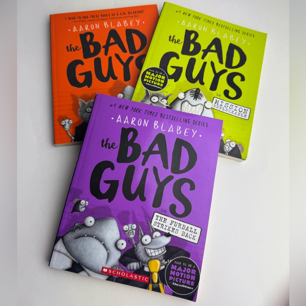 The Bad Guys | Books 1-3 | By Aaron Blabey | Paperback | Used